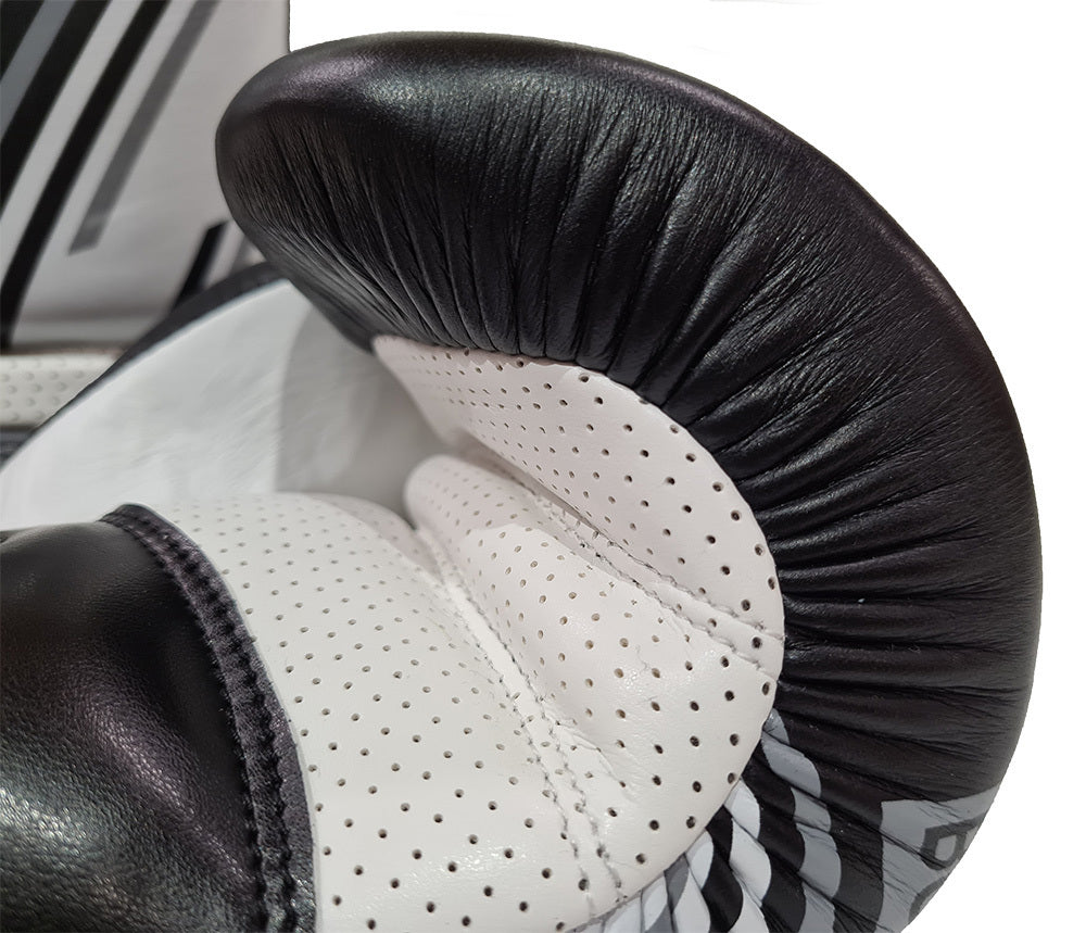 MORGAN Aventus Leather Boxing Gloves - Boxing & Muay Thai - BLACK