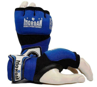 MORGAN Muay Thai Boxing Boxing Injected Hand Wraps [Blue X Large] - Blue