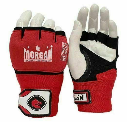MORGAN Muay Thai Boxing Boxing Injected Hand Wraps [Red X Large] - RED