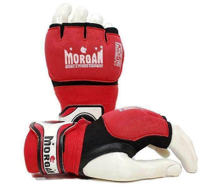 MORGAN Muay Thai Boxing Boxing Injected Hand Wraps [Red X Large] - RED