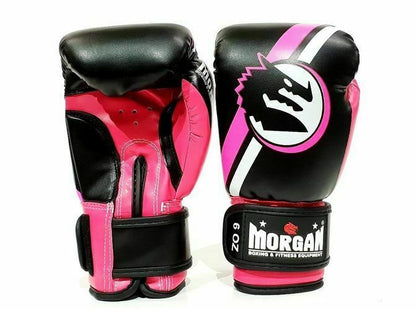 MORGAN V2 Classic Kids Boxing Muay Thai Boxing Gloves (4-6Oz) - Fluro Pink/Black