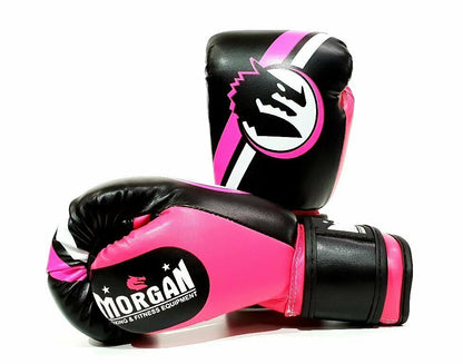 MORGAN V2 Classic Kids Boxing Muay Thai Boxing Gloves (4-6Oz) - Fluro Pink/Black