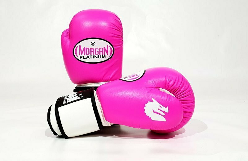 MORGAN V2 Platinum Leather Sparring Muay Thai Boxing Gloves - Boxing & Muay Thai - Blue