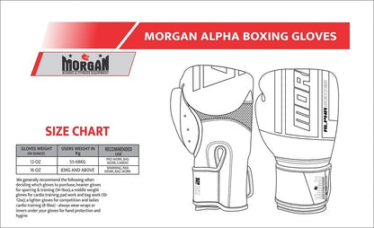 MORGAN ALPHA BOXING GLOVES Boxing & Muay Thai Gloves - Boxing & Muay Thai