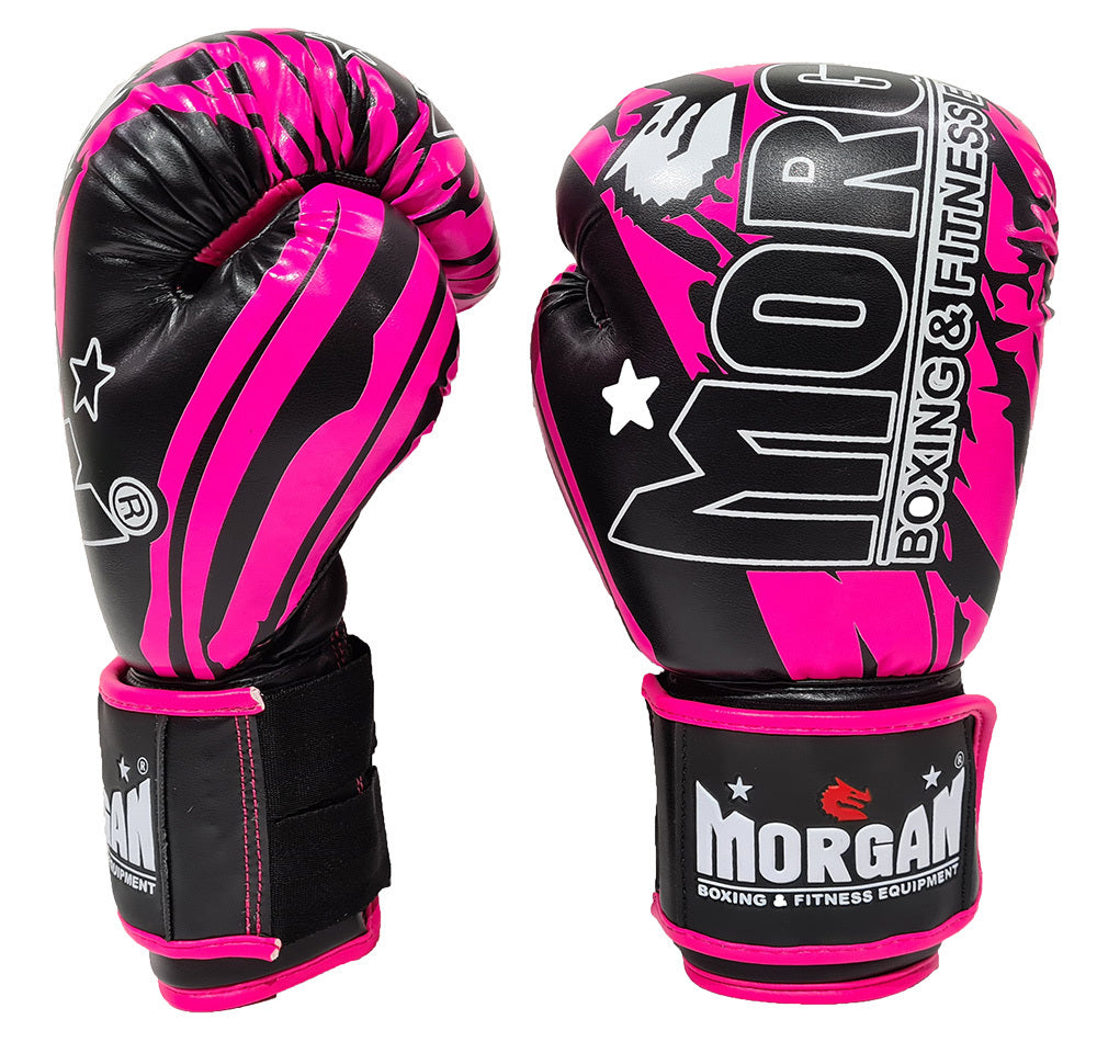 MORGAN BKK Ready Boxing & Muay Thai Gloves (8-12-16oz) - Boxing & Muay Thai - Fluro Pink