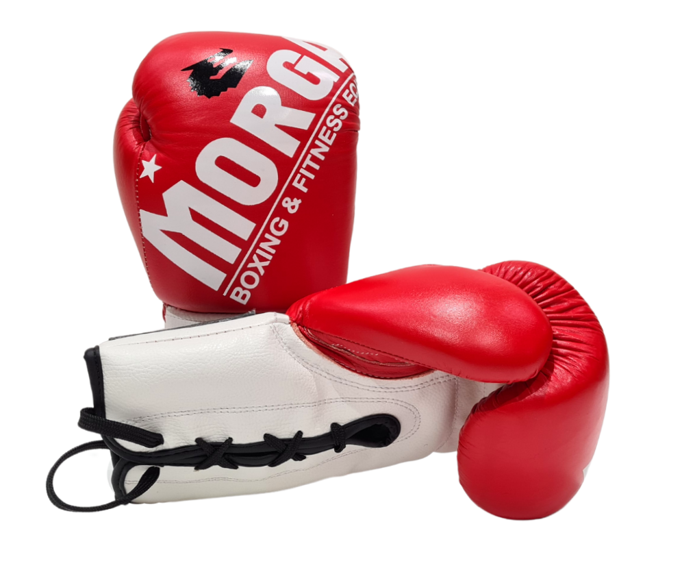 MORGAN V2 Fight Night Boxing Gloves (8/10oz) - Boxing & Muay Thai - BW - MS-BG-FN-10OZ-RW