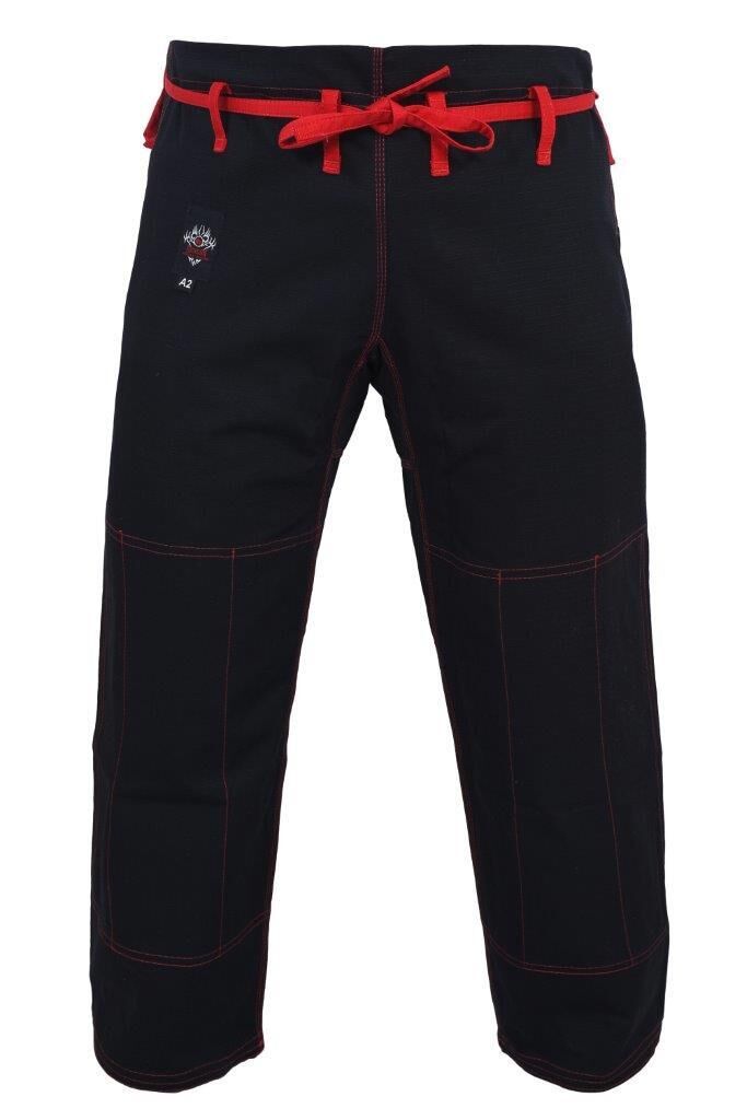 MORGAN DRAGON Fight Wear Competition BJJ Pants IBJJF approved - BLACK