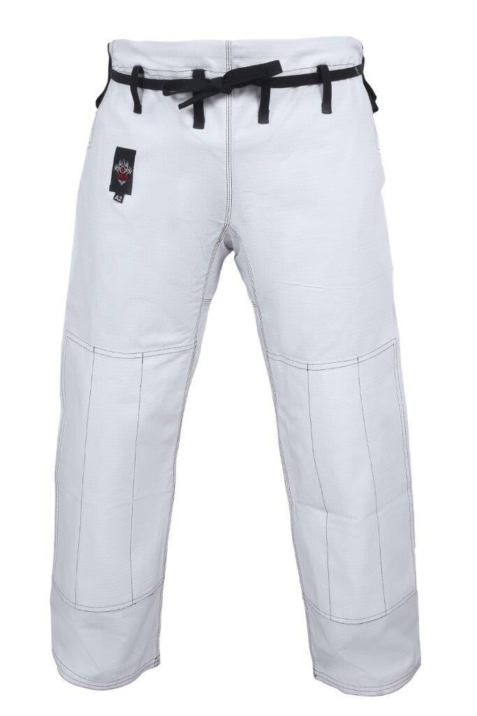 MORGAN DRAGON Fight Wear Competition BJJ Pants IBJJF approved - white