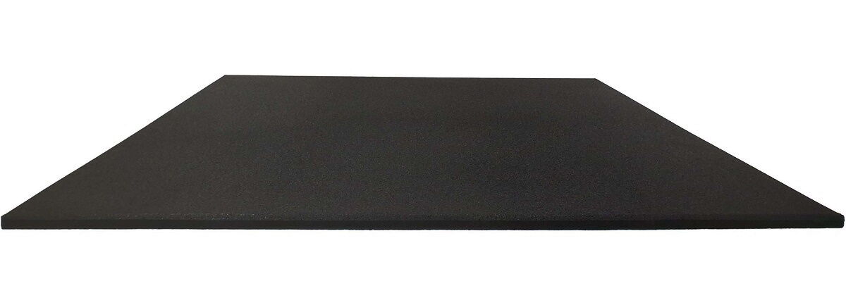 MORGAN Commercial Grade Rubber Floor Tiles | Black (1m X 1m X 15mm)