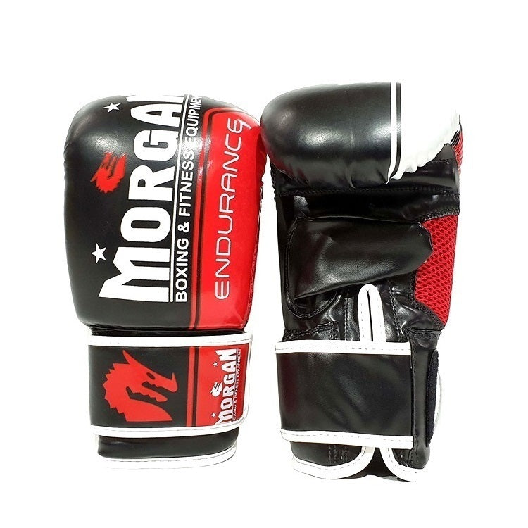 MORGAN Endurance Pro Bag Mitts Muay Thai Boxing Training - Boxing & Muay Thai - RED/BLACK