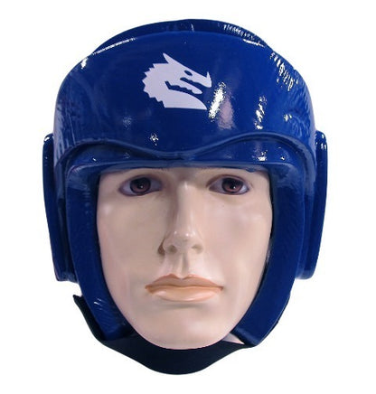 MORGAN Martial Arts Dipped Foam Protector - Head Guard - Boxing Head Guard - Blue