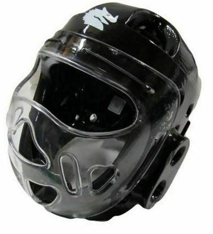 MORGAN Martial Arts Dipped Foam Head Guard + Prospec Grill - Boxing Head Guard