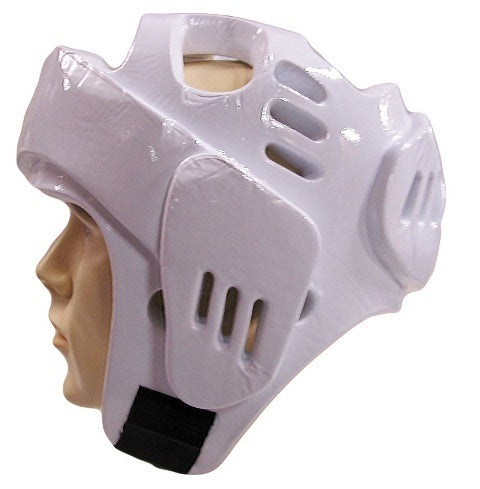 MORGAN Martial Arts Dipped Foam Protector - Head Guard - Boxing Head Guard - RED