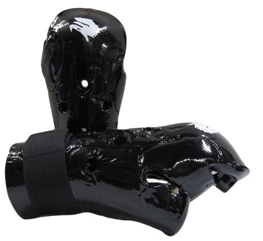 MORGAN Martial Arts Dipped Foam Protector - Hand Guards - Forearm Protection - BLACK