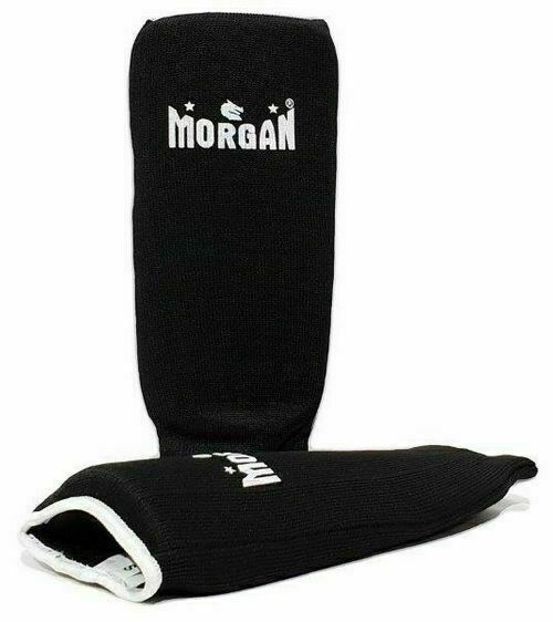MORGAN Martial Arts MMA Forearm Guards Arm Protector Pads - Forearm Protection - BLACK