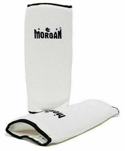 MORGAN Martial Arts MMA Forearm Guards Arm Protector Pads - Forearm Protection - white