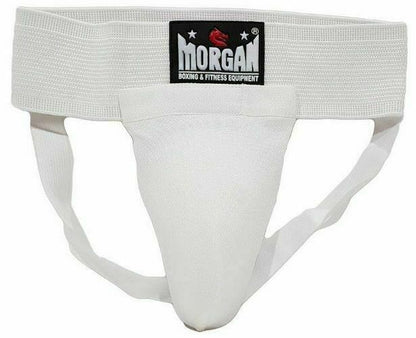 MORGAN Classic Elastic Groin Guard With Cup - Groin Protection - white