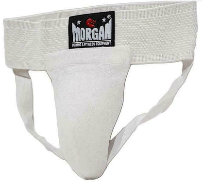 MORGAN Classic Elastic Groin Guard With Cup - Groin Protection - white