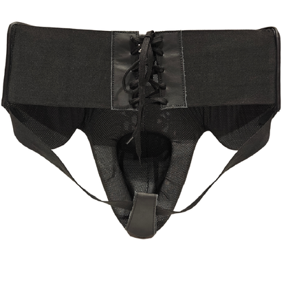 MORGAN B2 Bomber Leather Groin Guard - Large | Boxing MMA Protection