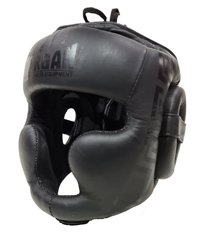 MORGAN B2 Bomber Leather Head Guard - Boxing Head Guard