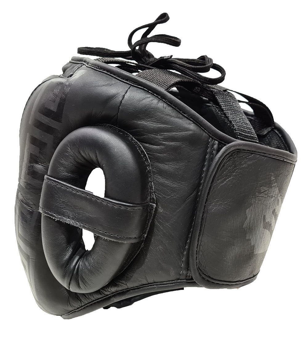 MORGAN B2 Bomber Leather Head Guard - Boxing Head Guard