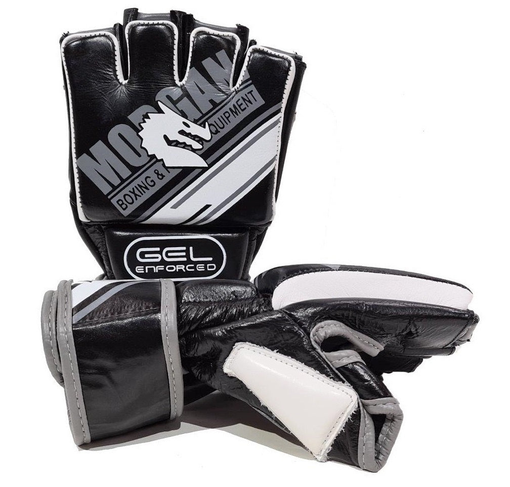 MORGAN Aventus Gel Mma Hybrid Leather Bag Gloves ( S-Xl ) - MMA Training Gear