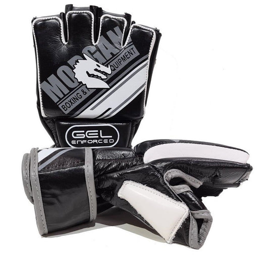 MORGAN Aventus Gel Mma Hybrid Leather Bag Gloves ( S-Xl ) - MMA Training Gear