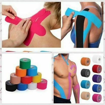 MORGAN Kinesiology Muscle Tape (5M X 5Cm)[Natural/Skin]