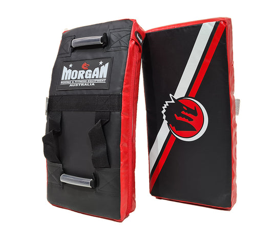 MORGAN Junior Curved Hit & Strike Shield[Red/Black]