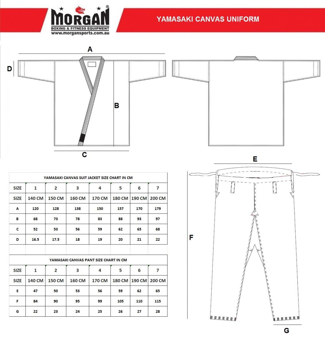 MORGAN YAMASAKI Gold Deluxe Brushed Canvas Karate Uniform - 14Oz