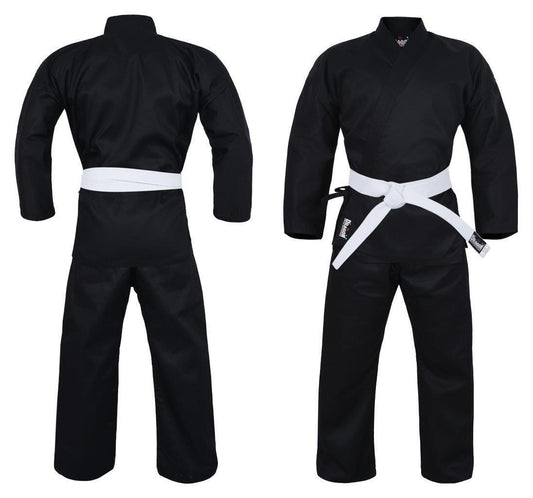 MORGAN DRAGON Karate GI Uniform(Black) - 8Oz - Karate Uniform