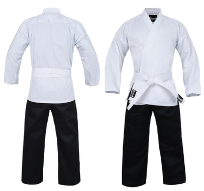 MORGAN DRAGON Karate Salt & Pepper Uniform (8Oz) - Karate Uniform