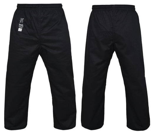MORGAN YAMASAKI Pro Black Gi Pants Martial Art/Karate Pants (10Oz)