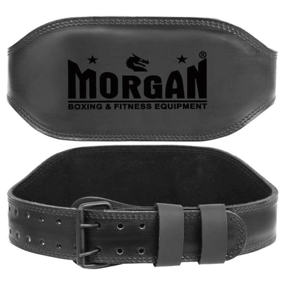 MORGAN B2 Bomber 15Cm Wide Leather Weight Lifting Belt - Weightlifting Belt