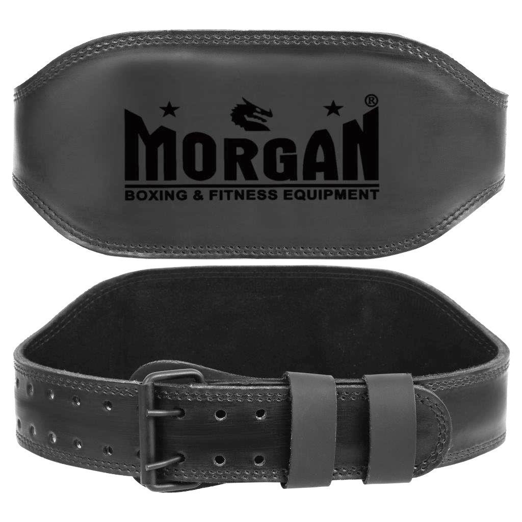 MORGAN B2 Bomber 15Cm Wide Leather Weight Lifting Belt - Weightlifting Belt