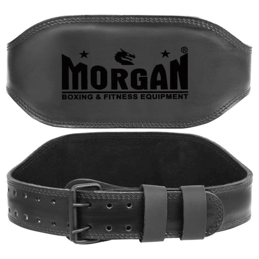 MORGAN B2 Bomber 15Cm Wide Leather Weight Lifting Belt - Weightlifting Belt
