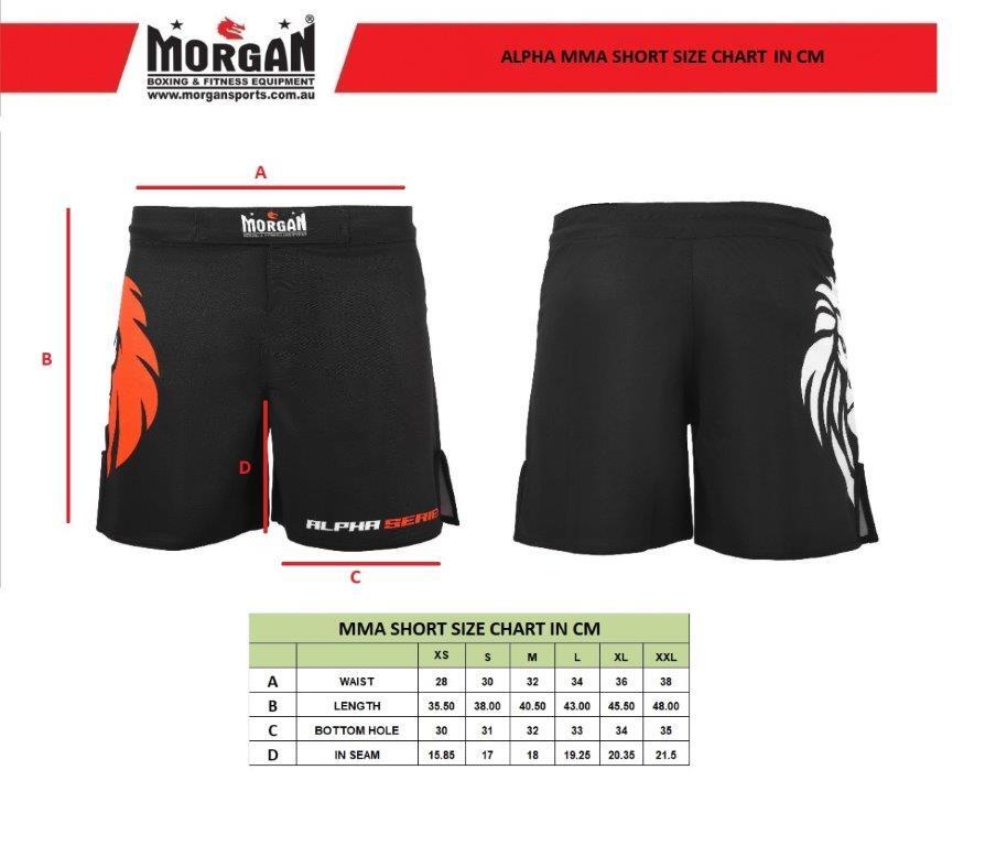 MORGAN Alpha Series Hybrid Mma Shorts - MMA Fight Shorts
