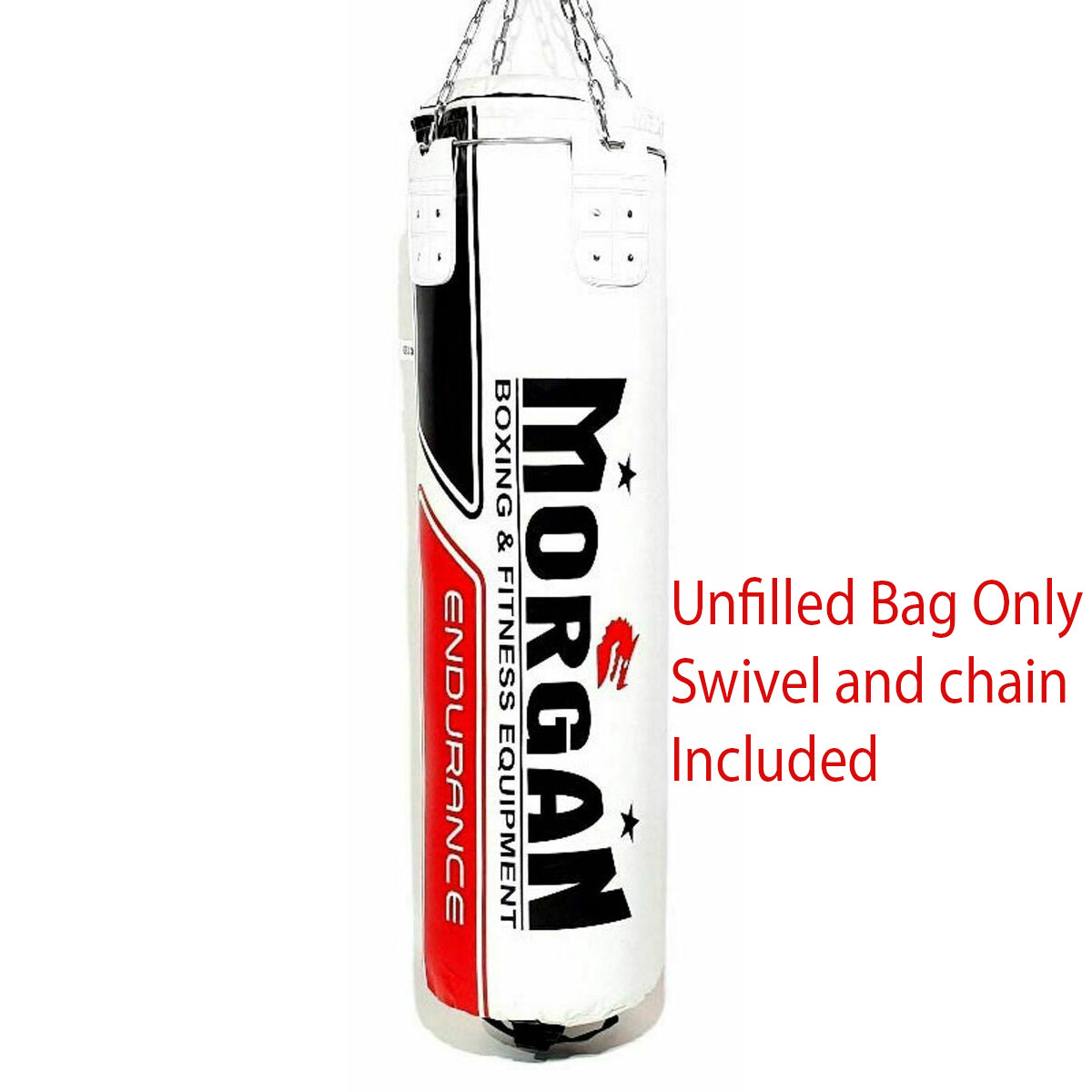 MORGAN V2 Endurance Foam Lined XL Heavy Punch Bag Unfilled (4Ft X 42Cm Diameter)