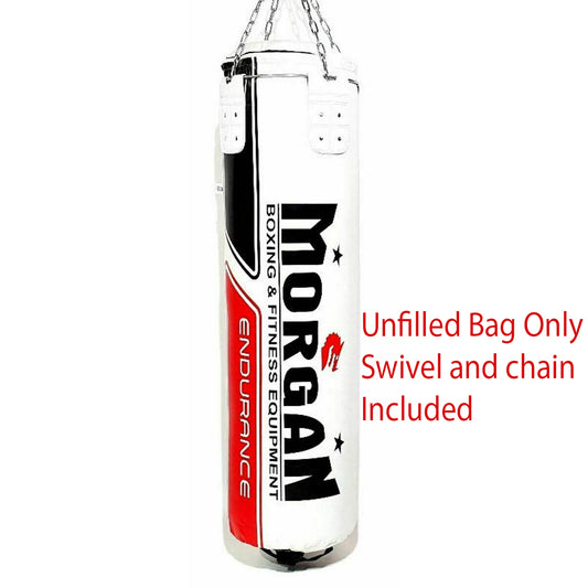 MORGAN V2 Endurance Foam Lined XL Heavy Punch Bag Unfilled (4Ft X 42Cm Diameter)