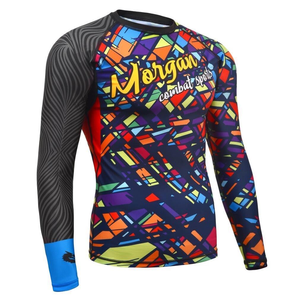 MORGAN Multicolour Limited Edition Rash Guard - BJJ Rash Guard
