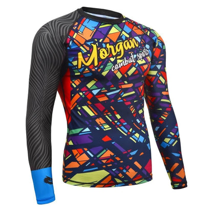 MORGAN Multicolour Limited Edition Rash Guard - BJJ Rash Guard