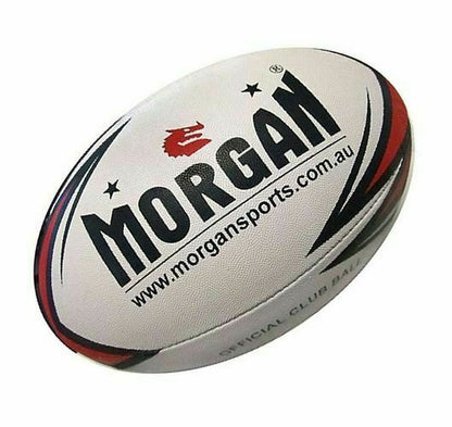MORGAN 3-Ply Club Rugby Ball - Boxing & Martial Arts