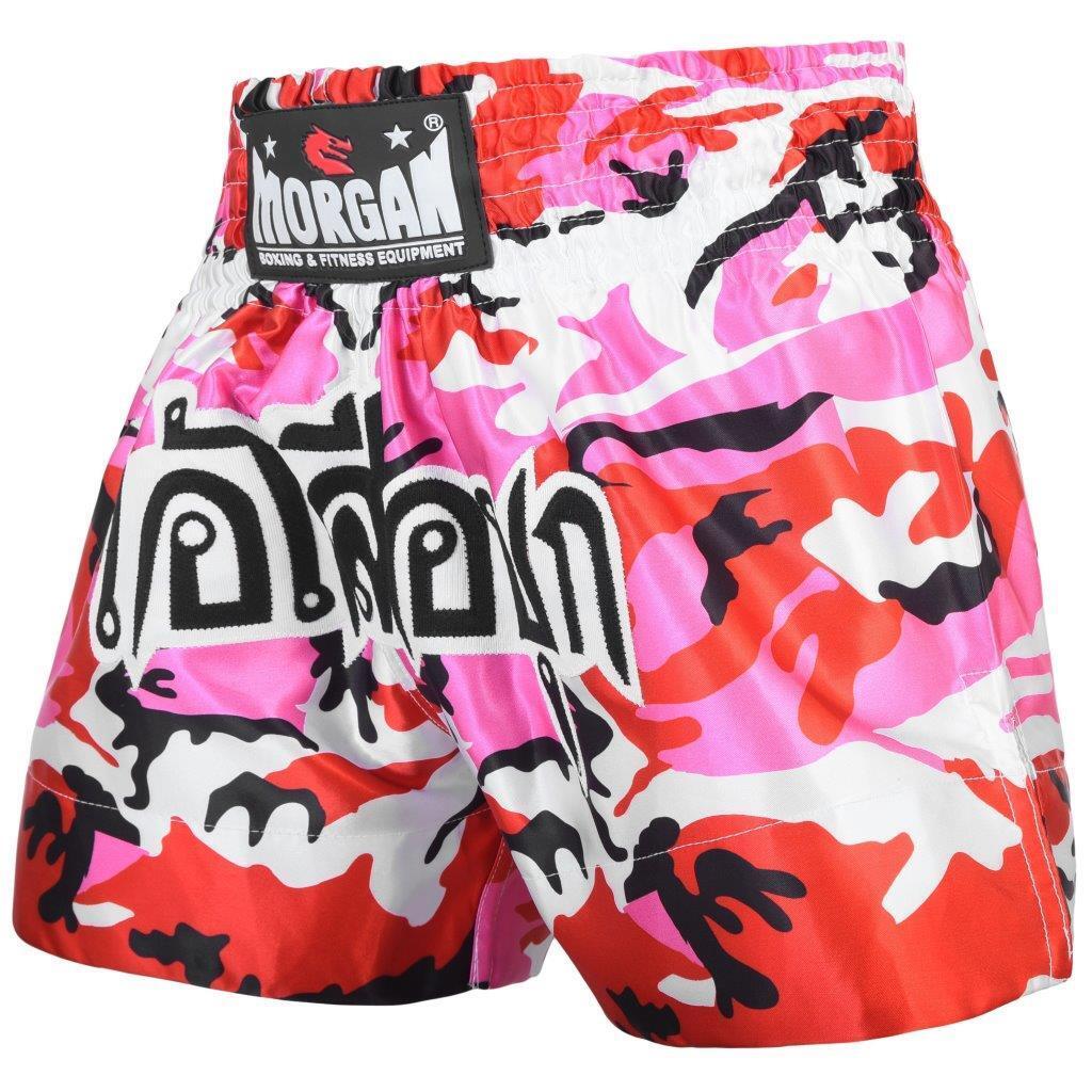 MORGAN Muay Thai Pink Diabla Camo Boxing MMA Shorts - Boxing & MMA Shorts