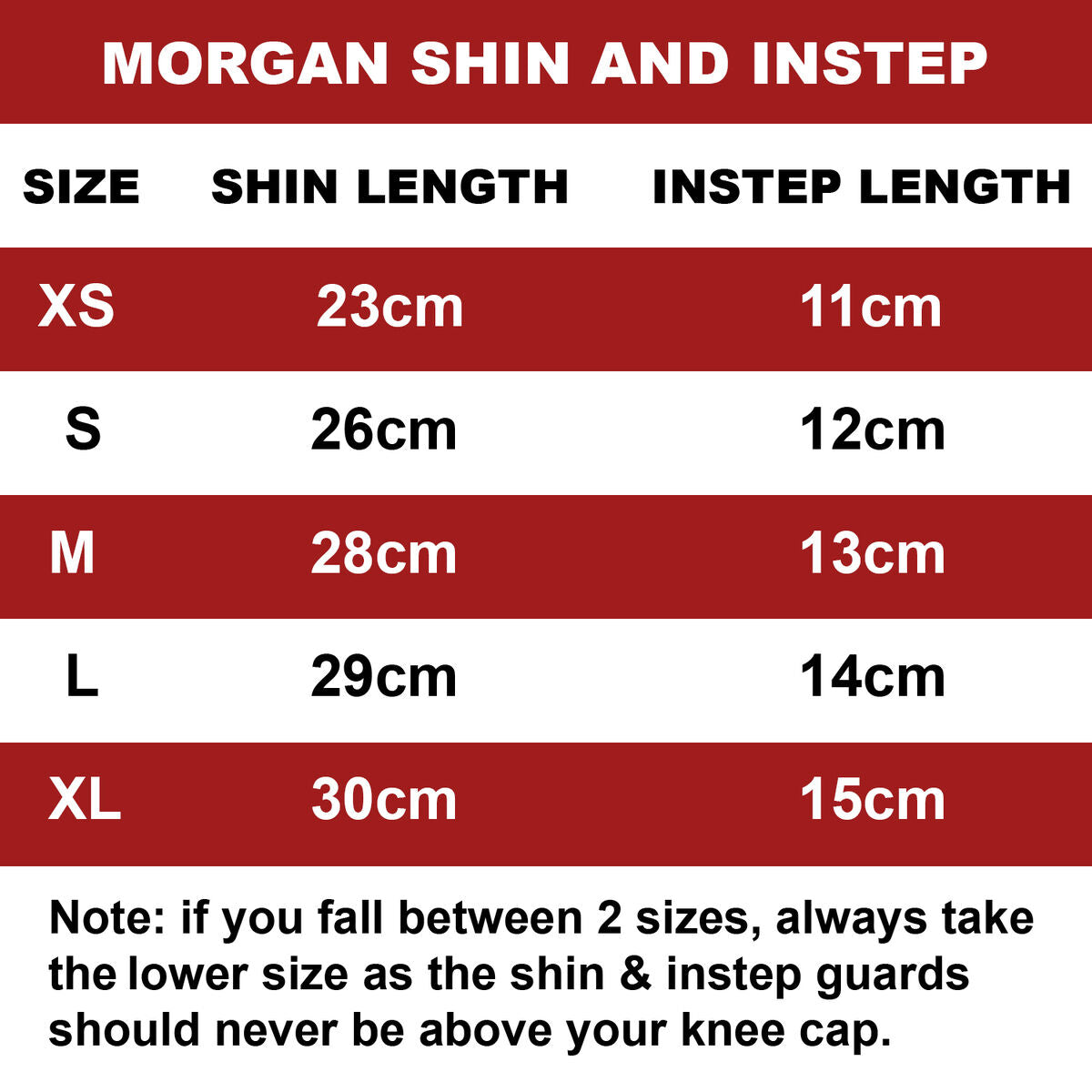 MORGAN Elastic Muay Thai Boxing Shin & Instep Muay Thai Boxing Shin Protectors - RED