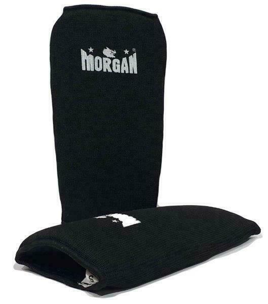 MORGAN Muay Thai Boxing Shin Guard Protectors - Shin Guards - BLACK