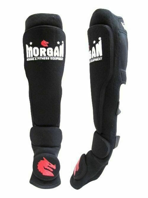MORGAN V2 Neoprene Muay Thai Shin Guard Protector And Instep - Shin Guards